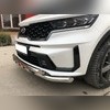 Защита переднего бампера (G) Kia Sorento 2020-нв