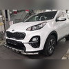 Защита переднего бампера (G) Kia Sportage 2018-2021