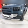 Защита переднего бампера (диаметр трубы 76 мм) Land Rover Defender 2019-нв