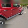 Комплект порогов Jeep Wrangler Sahara 2017-нв (копия оригинала - OEM Style)