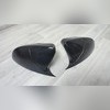Накладки на зеркала (ABS чёрный глянец) Skoda Octavia (A7) SD 2013-2019