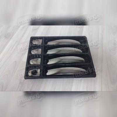 Накладки на дверные ручки, чёрные (узкая модель) Volkswagen T6.1 Transporter 2020-нв