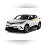 Накладки на зеркала (ABS пластик ,чёрный глянец) Toyota C-HR 2017-2022