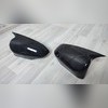 Накладки на зеркала Toyota C-HR 2017-2022 (ABS пластик ,чёрный глянец)