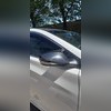 Накладки на зеркала (ABS чёрный глянец) Hyundai Elantra 2011-2015 (с повторителями поворота)