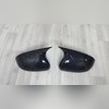 Накладки на зеркала (ABS чёрный глянец) Kia Rio 3 2011-2017