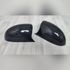 Накладки на зеркала (ABS чёрный глянец) Renault Kaptur 2019-2022