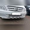 Защита переднего бампера двойная с перемычками Mercedes-Benz Vito (W639) 2003-2014