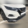 Защита переднего бампера с двумя подгибами Nissan Qashqai II 2017-2021