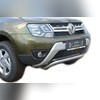 Защита переднего бампера, шпонка Renault Duster 2015-2020