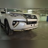 Защита переднего бампера "G" Toyota Fortuner II 2017-2020