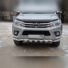 Защита переднего бампера "G" Toyota Hilux VIII 2015-2020