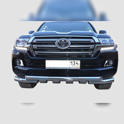 Защита переднего бампера "G" Toyota Land Cruiser 200 2015-2021