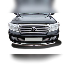 Защита переднего бампера радиус двойная Toyota Land Cruiser 200 2007-2012