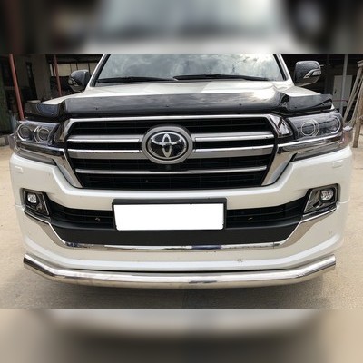 Защита переднего бампера Toyota Land Cruiser 200 Executive Lounge 2018-2020