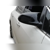 Накладки на зеркала (ABS чёрный глянец) Ford Focus III 2011-2017