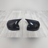 Накладки на зеркала (ABS чёрный глянец) Renault Sandero Stepway 2013-2020