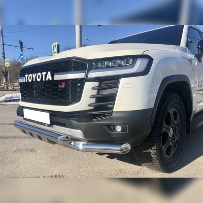 Защита переднего бампера "G" Toyota Land Cruiser 300 2021-нв "GR Sport"