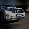 Защита переднего бампера двойная Toyota Land Cruiser Prado 150 2013-2017