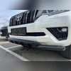 Защита переднего бампера "G" с покрытием "раптор" Toyota Land Cruiser Prado 150 2013-2017