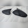 Накладки на зеркала Hyundai i30 2012-2016 (хэтчбек 5 дв) (ABS чёрный глянец)