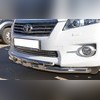 Защита переднего бампера с перемычками Toyota RAV4 2010-2012