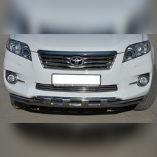 Защита переднего бампера с перемычками Toyota RAV4 2010-2012