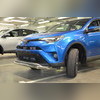 Защита переднего бампера (диаметр трубы 60 мм) Toyota RAV4 (XA40) 2015-2018