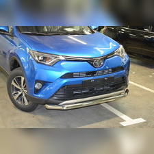 Защита переднего бампера (диаметр трубы 60 мм) Toyota RAV4 (XA40) 2015-2018