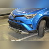 Защита переднего бампера двойная (диаметр трубы 60/42 мм) Toyota RAV4 (XA40) 2015-2018