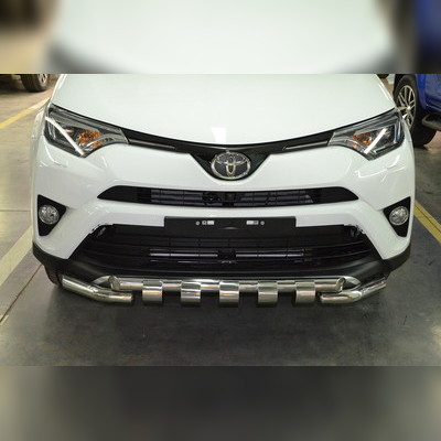 Защита переднего бампера "G" Toyota RAV4 (XA40) 2015-2018