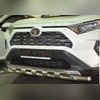 Защита переднего бампера двойная с перемычками Toyota RAV4 (XA50) 2019-нв