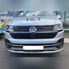 Защита переднего бампера (диаметр трубы 60 мм) Volkswagen T6.1 Multivan 2020-нв