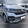 Защита переднего бампера (диаметр трубы 60 мм) Volkswagen T6.1 Multivan 2020-нв