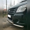 Защита переднего бампера двойная с перемычками ГАЗ Газель Next 2013-2021