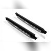 Комплект порогов Mitsubishi ASX 2010-2023 (копия оригинала - OEM Style) с Надписью ...