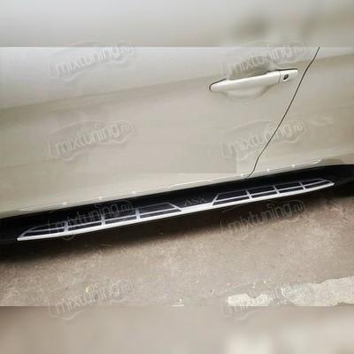 Комплект порогов Mitsubishi ASX 2010-2023 (копия оригинала - OEM Style)