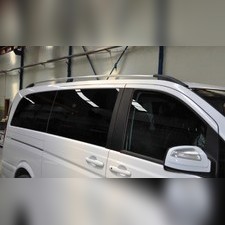 Рейлинги Mercedes-Benz Vito 639\447 (серебристые, для средней базы, длина кузова 5 м)