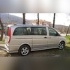 Рейлинги Mercedes Viano (серебристые для длинной базы длина кузова 5.22 м) с ножками из ABS пластика