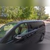 Рейлинги Mercedes Viano (черные, для средней базы, длина кузова 5м) с ножками из ABS пластика