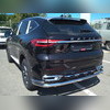 Защита заднего бампера угловая большая Haval F7X 2019-2022