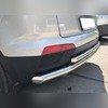 Защита заднего бампера двойная (диаметр трубы 60/42 мм) Hyundai Creta I 2016-2020