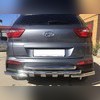 Защита заднего бампера "G" тройная Hyundai Creta I 2016-2020