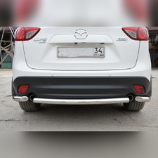 Защита заднего бампера (диаметр трубы 60 мм) Mazda CX-5 2011-2017