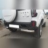 Защита заднего бампера "угловая" (диаметр трубы 60 мм) Lada Niva Travel 2021-нв