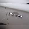Накладки на дверные ручки (нержавеющая сталь) (под сенсор) Peugeot 4007 2007-2012