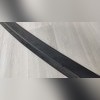 Спойлер на крышку багажника Audi A6 (C8) 2018-2023 (чёрный)