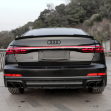 Спойлер на Audi A6 (C8) 2018-2026 лезвие (чёрный)