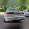 Спойлер на Audi A6 (C8) 2018-2023 "M Style" чёрный