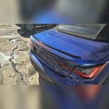 Спойлер на крышку багажника BMW 4 G22 2020-нв (чёрный)